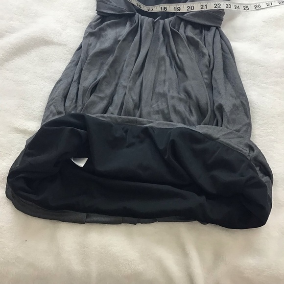 Rag & Bone Verona Crisscross Drape Mini Dress Size 8 Black Racerback Leather - Picture 9 of 14